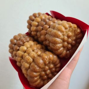 Making traditional Korean snacks yakgwa